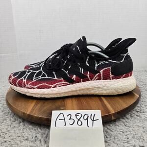 Adidas Men 10 Speedfactory AM4 MLS All Star 2018 Black Red Athletic Running Shoe